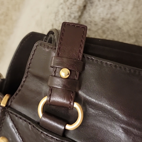 📍Rare |Vintage | Francesco Biasia | Leather & Suede East West Style Bag - Picture 6 of 16